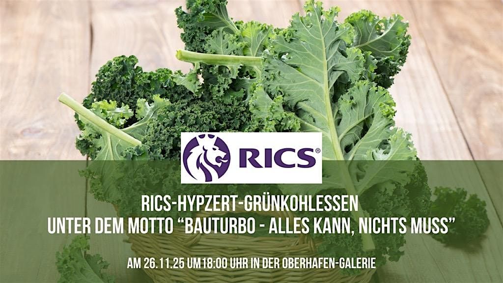 RICS in Germany - HypZert-Grünkohlessen mit dem Bauturbo | Event in Hamburg | AllEvents