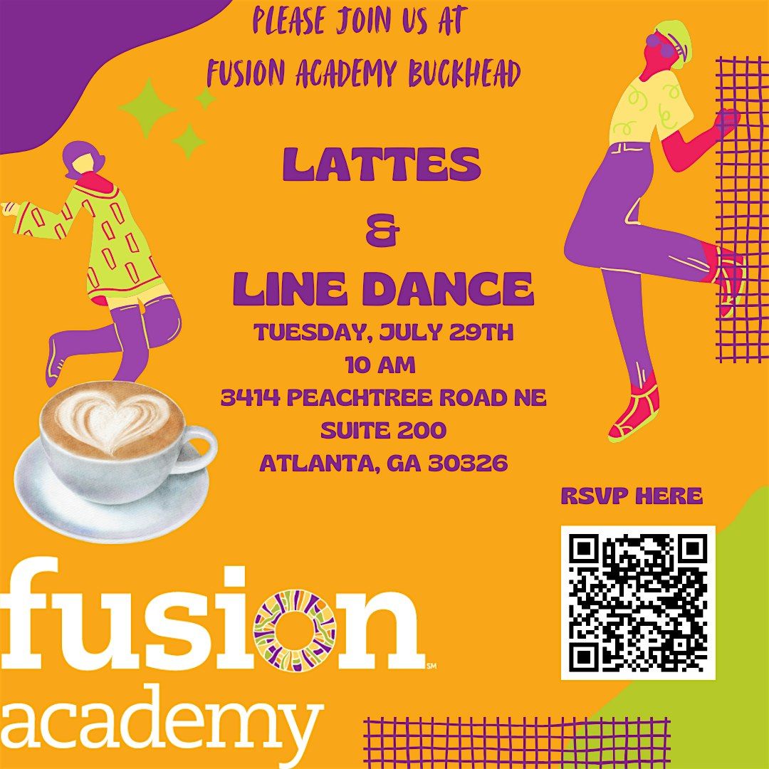 Lattes and Line Dance at Fusion Academy Buckhead, 29 July | Event in Atlanta | AllEvents