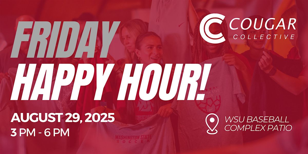 Cougar Collective Friday Happy Hour - August 29, 29 August | Event in Pullman | AllEvents