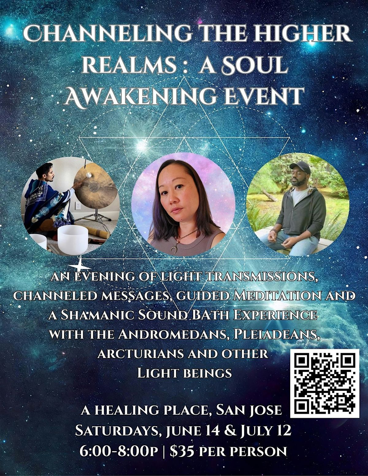 Channeling the Higher Realms: A Soul Awakening Event, 12 July | Event in San Jose | AllEvents