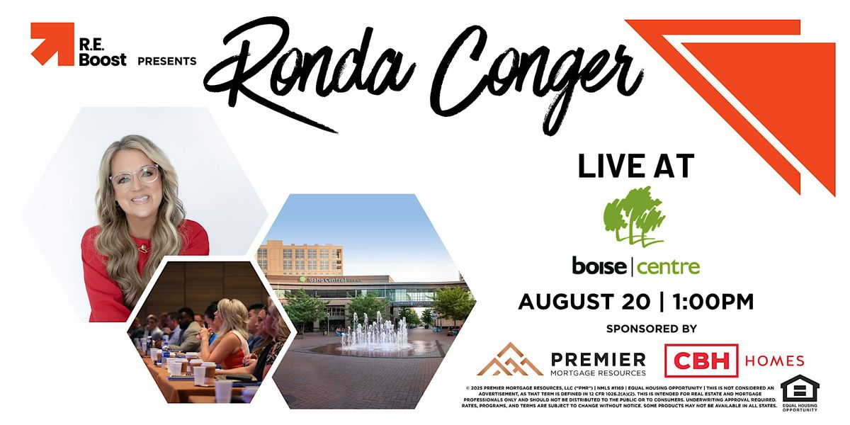 3 Secrets to Wild Success with Ronda Conger, 20 August | Event in Boise | AllEvents
