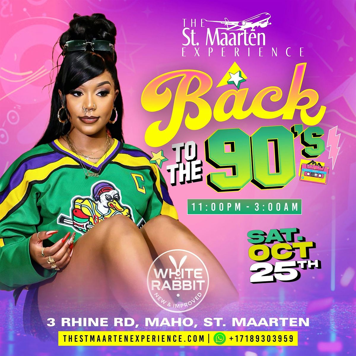 Back to the 90’s – The Ultimate Throwback Party (St. Maarten 2025), 25 October | Event in Philipsburg