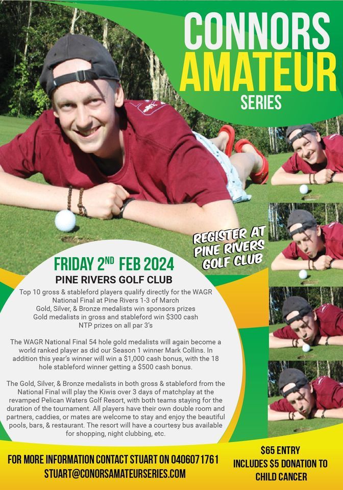 Connors Amateur Series, Pine Rivers Golf Club, Kurwongbah, 2 February