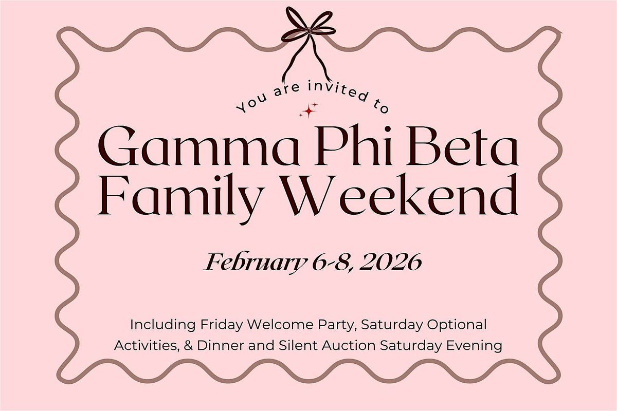 Gamma Phi Family & Friends Weekend, 6 February | Event in Auburn | AllEvents