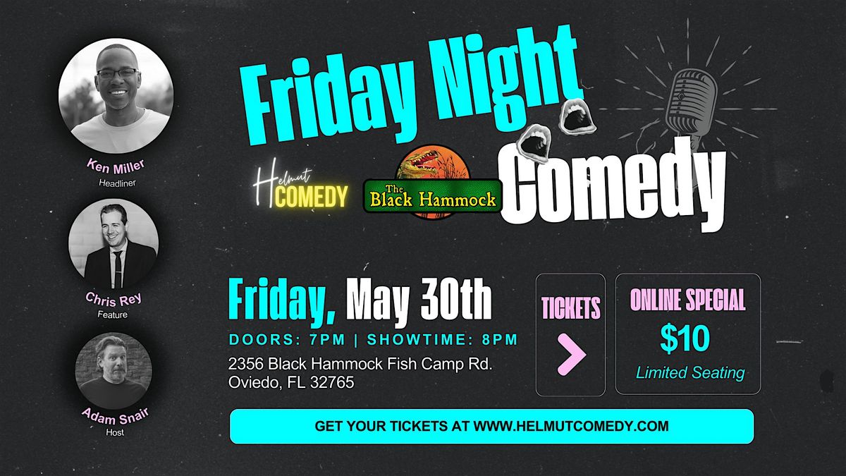 Friday Night Comedy - Stand Up Comedy Show Orlando - May 30, 30 May | Event in Oviedo | AllEvents