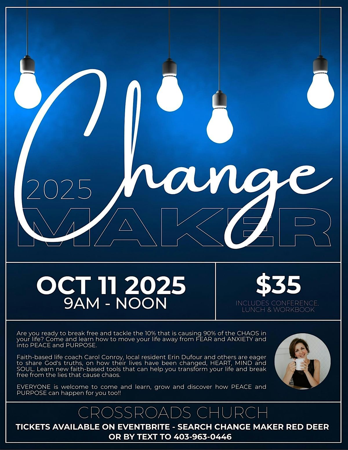 Change Maker, 11 October | Event in Red Deer | AllEvents
