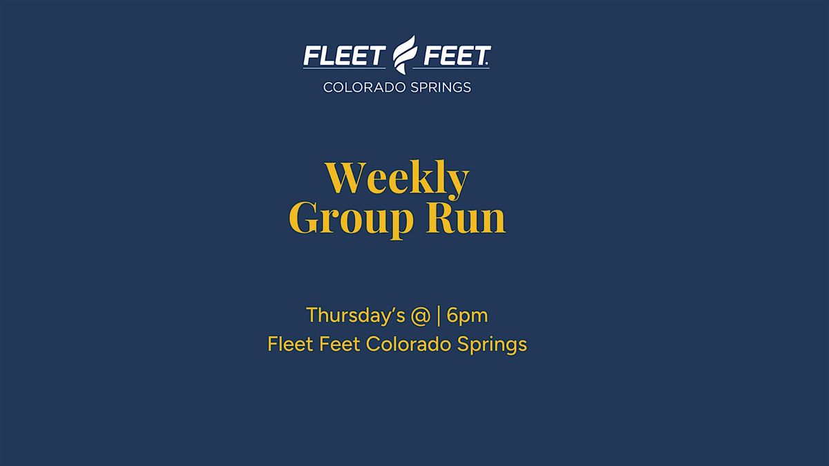 Weekly Group Run/Walk | Event in Colorado Springs | AllEvents