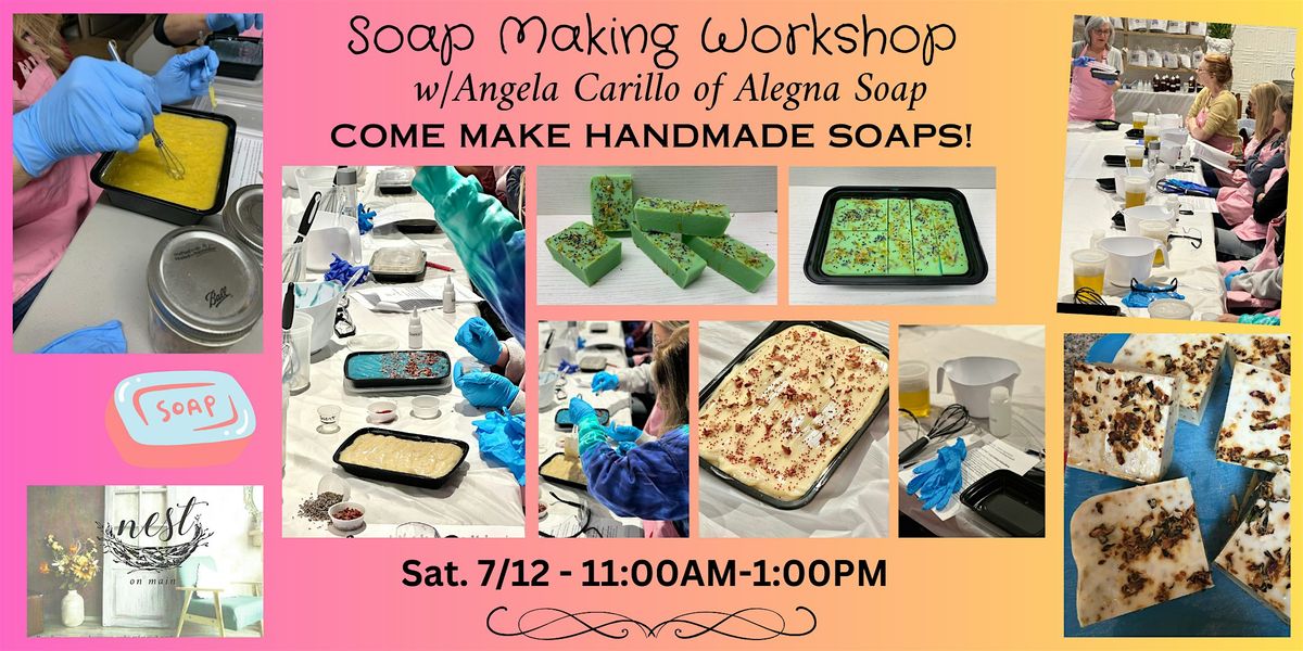 Soap Making Workshop with Angela of Alegna Soap, 12 July | Event in Northport | AllEvents