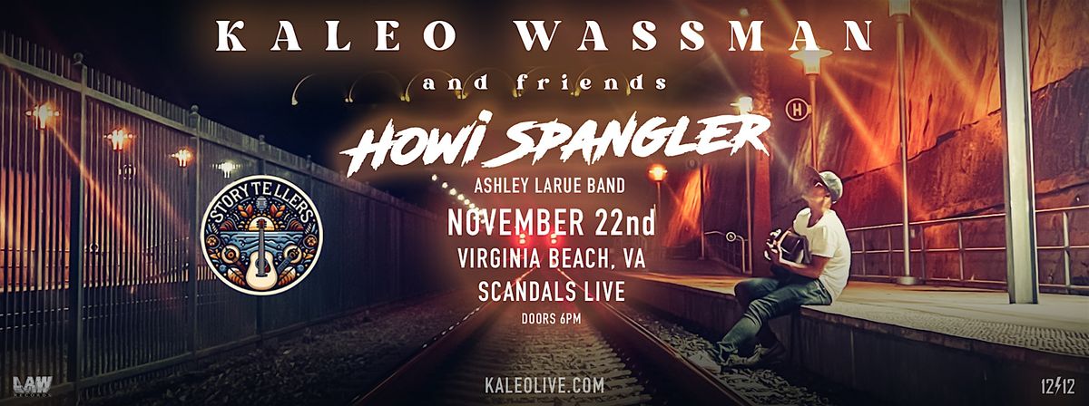 KALEO WASSMAN OF PEPPER & HOWI SPANGLER OF BALLYHOO!, 22 November | Event in Virginia Beach | AllEvents