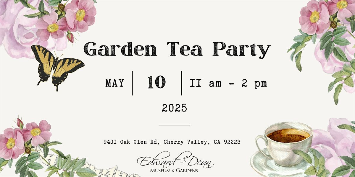 Garden Tea Party, 10 May | Event in Cherry Valley | AllEvents