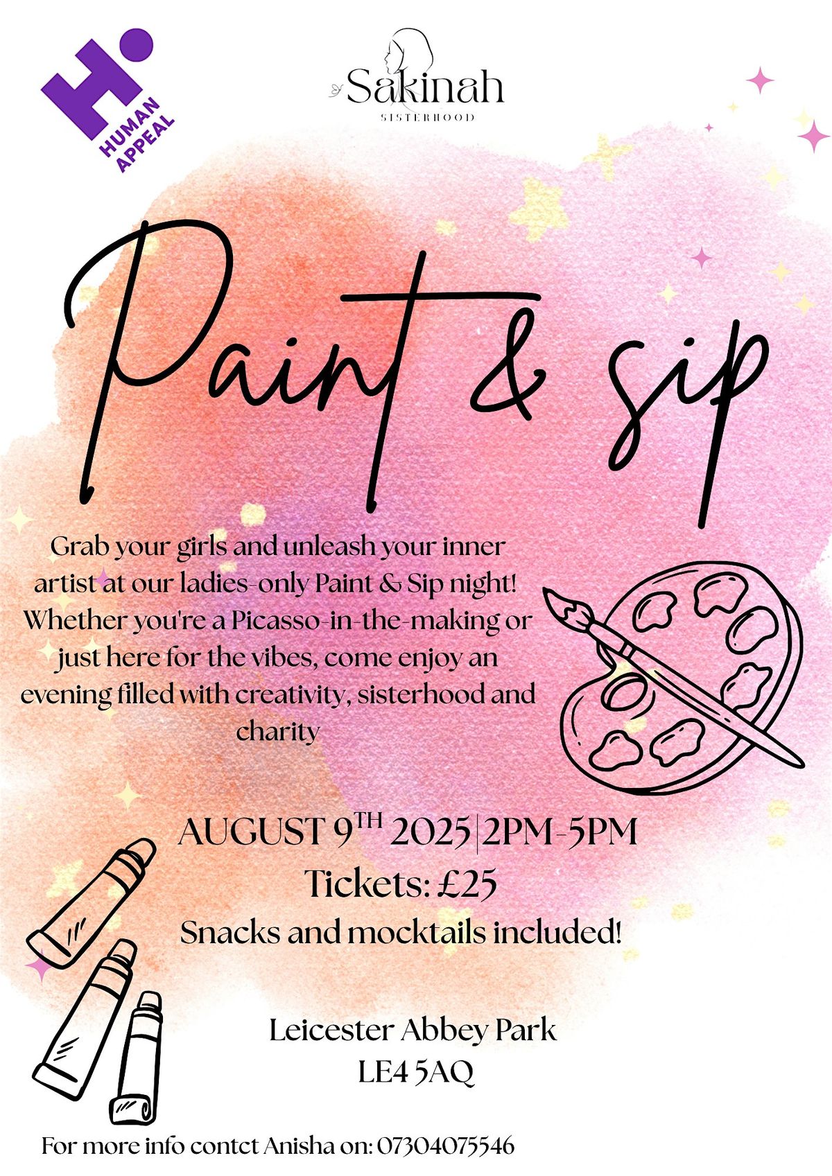 Paint & Sip, 9 August | Event in Leicester | AllEvents