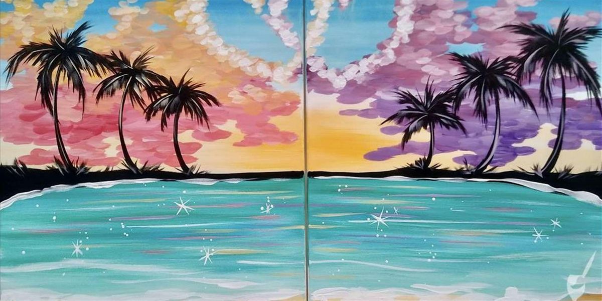 Beach for Two - Date Night - Paint and Sip by Classpop!™, 31 May | Event in San Antonio | AllEvents