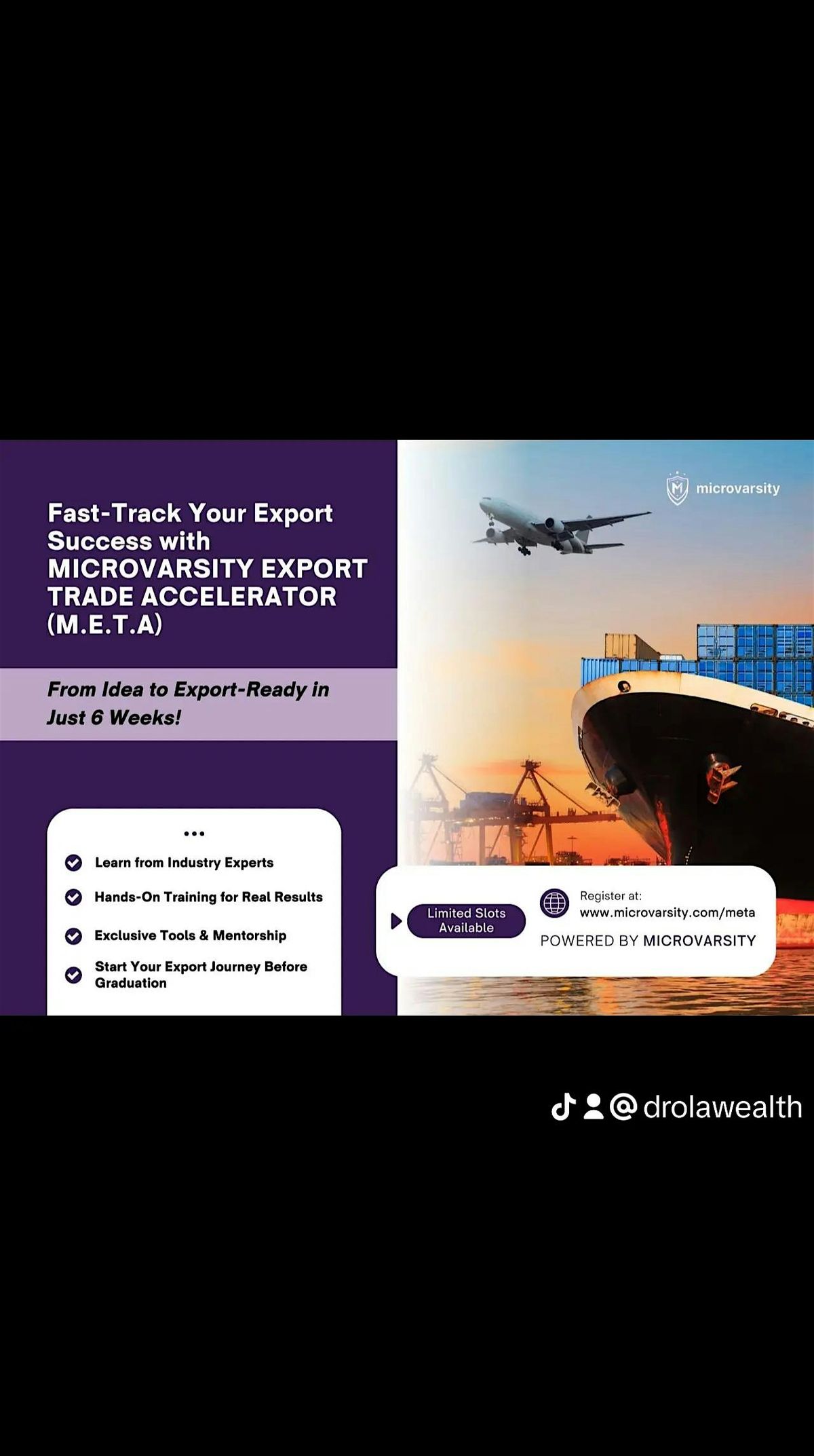 Microvarsity Export Trade Accelerator (M.E.T.A), 8 December | Event in Annex | AllEvents