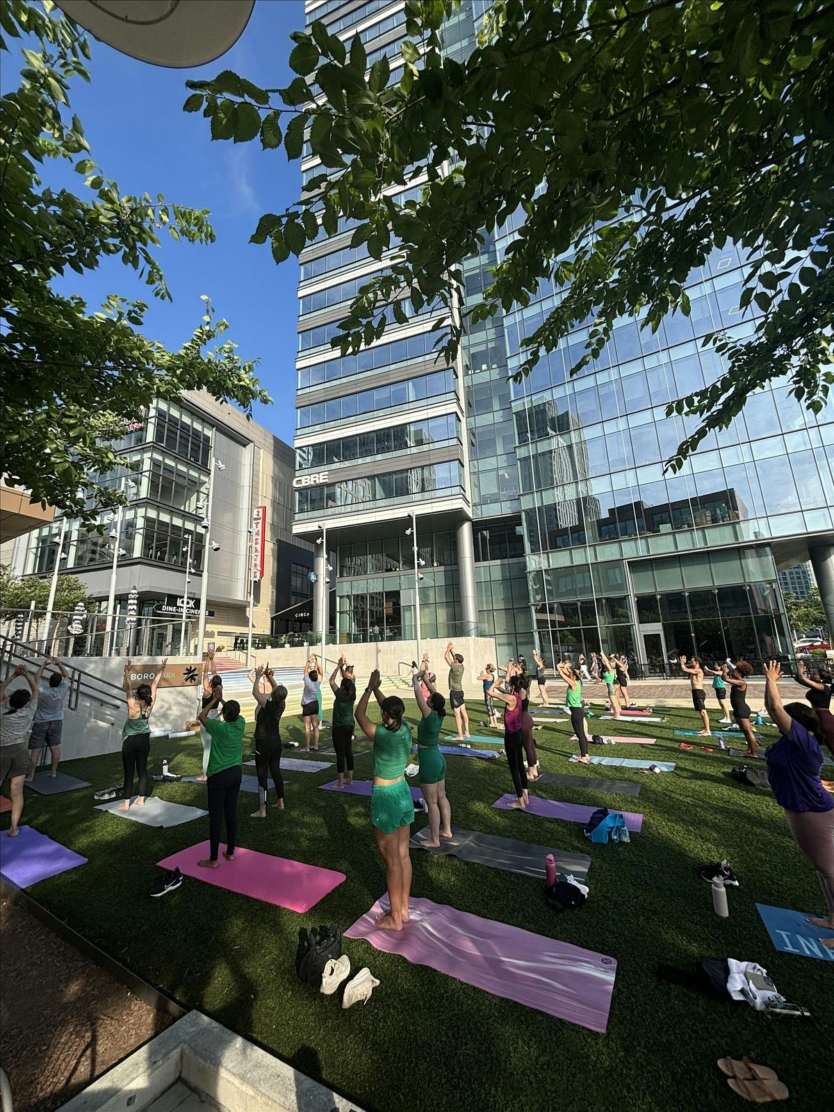 FREE "FEEL GOOD" Summer YOGA at the boro | Event in Tysons | AllEvents