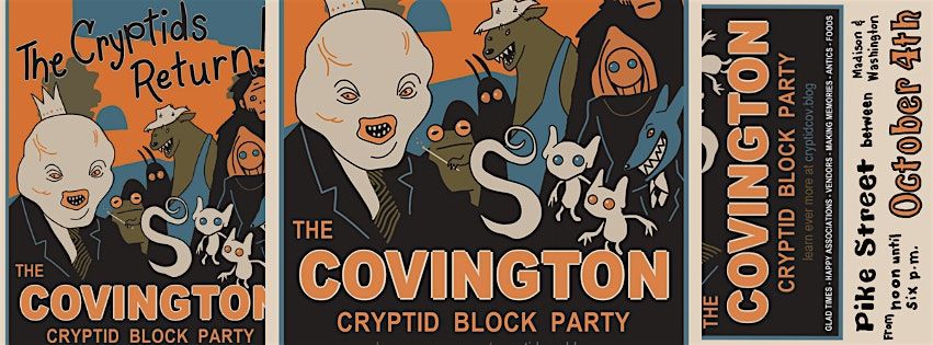 Covington Cryptid Block Party 2025, 4 October | Event in Covington | AllEvents