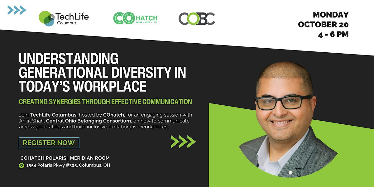 Understanding Generational Diversity in Today’s Workplace, 20 October | Event in Columbus | AllEvents