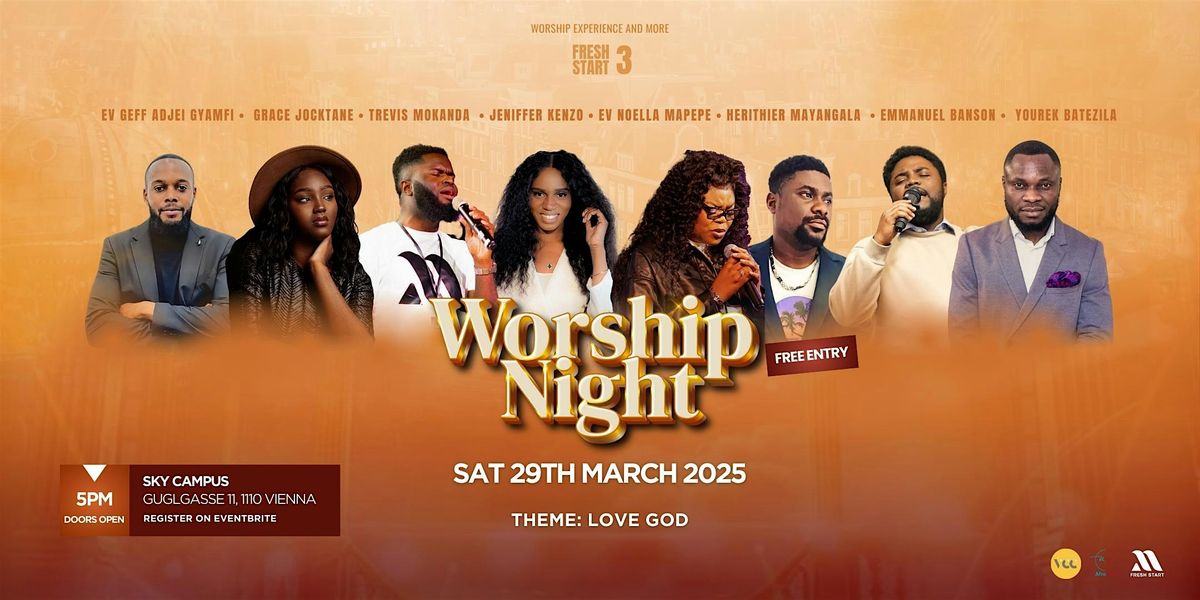 FRESH START 3 | WORSHIP NIGHT, 29 March | Event in Wien | AllEvents