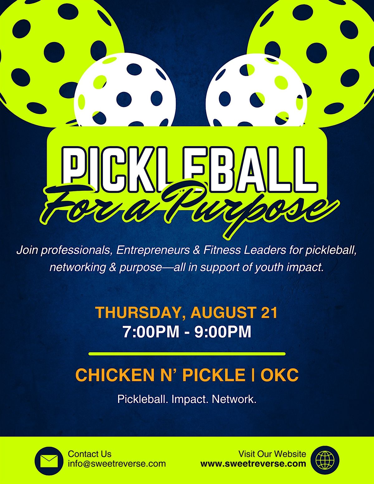 Pickleball with a Purpose | OKC, 21 August | Event in Oklahoma City | AllEvents