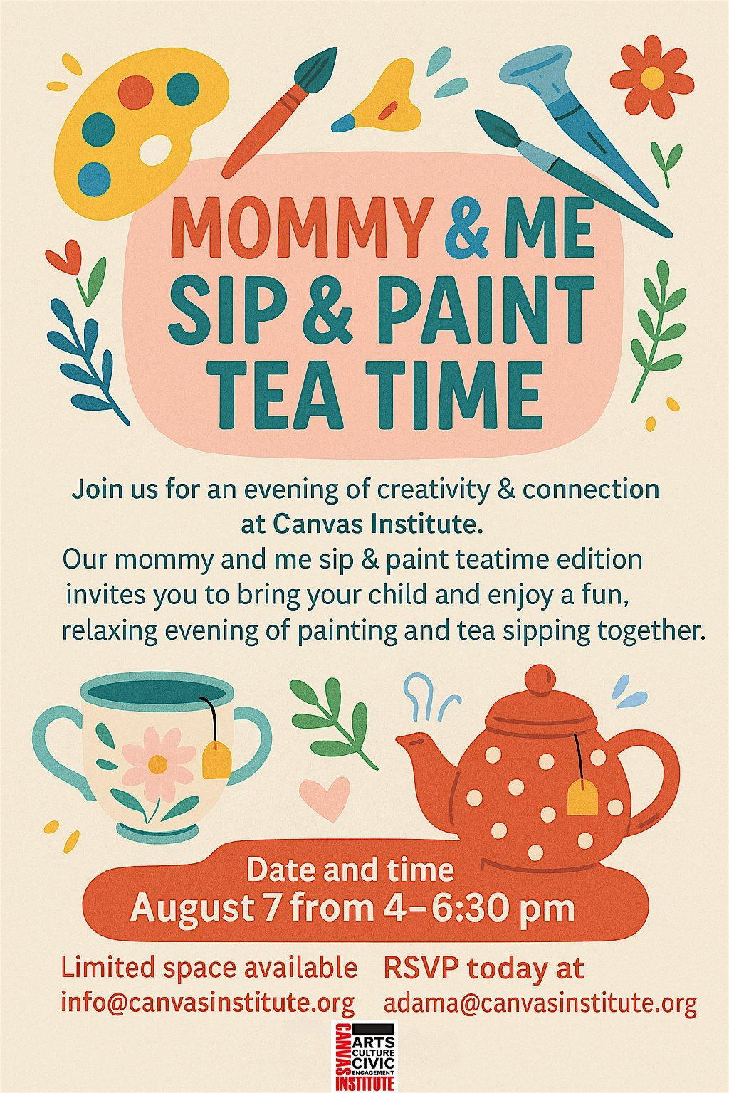 Mommy and Me (Paint and Sip), 7 August | Event in Staten Island | AllEvents