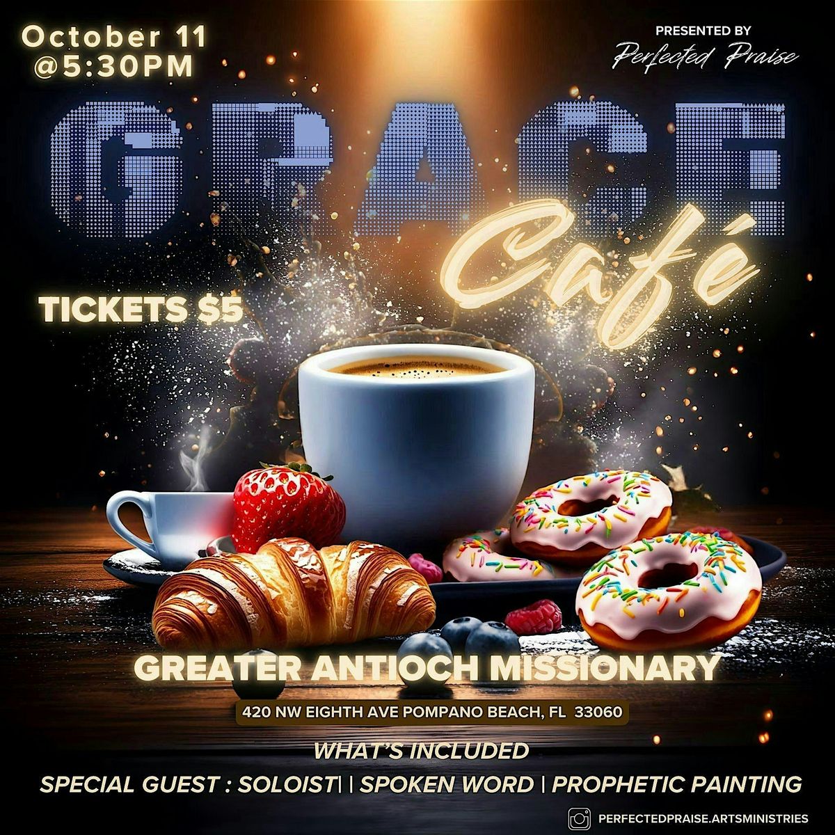 Grace Café, 11 October | Event in Pompano Beach | AllEvents