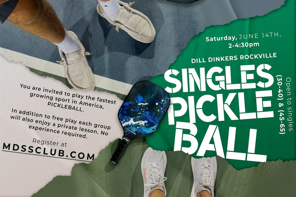 Singles Pickleball Social, 14 June | Event in Rockville | AllEvents