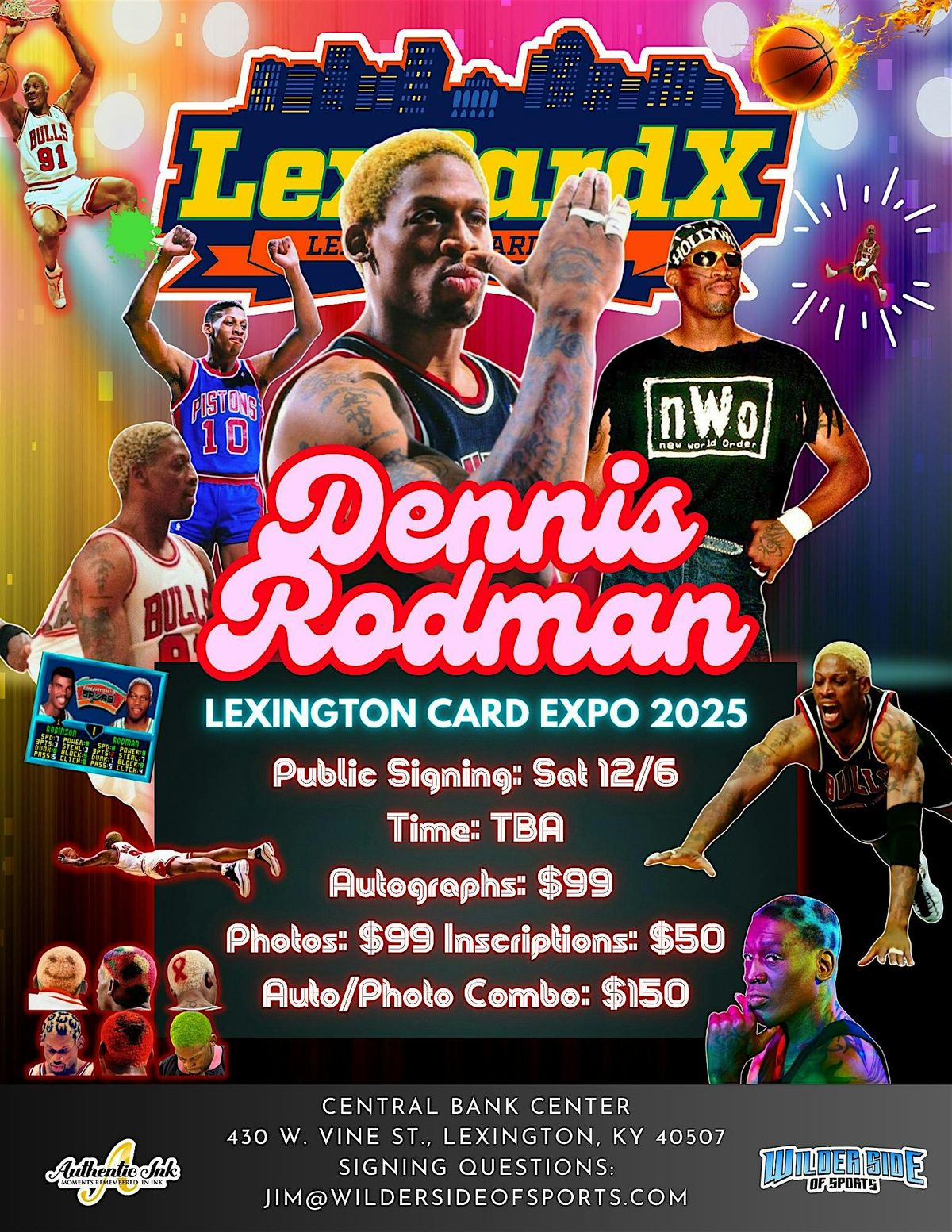 Dennis Rodman Meet & Great, 6 December | Event in Lexington | AllEvents