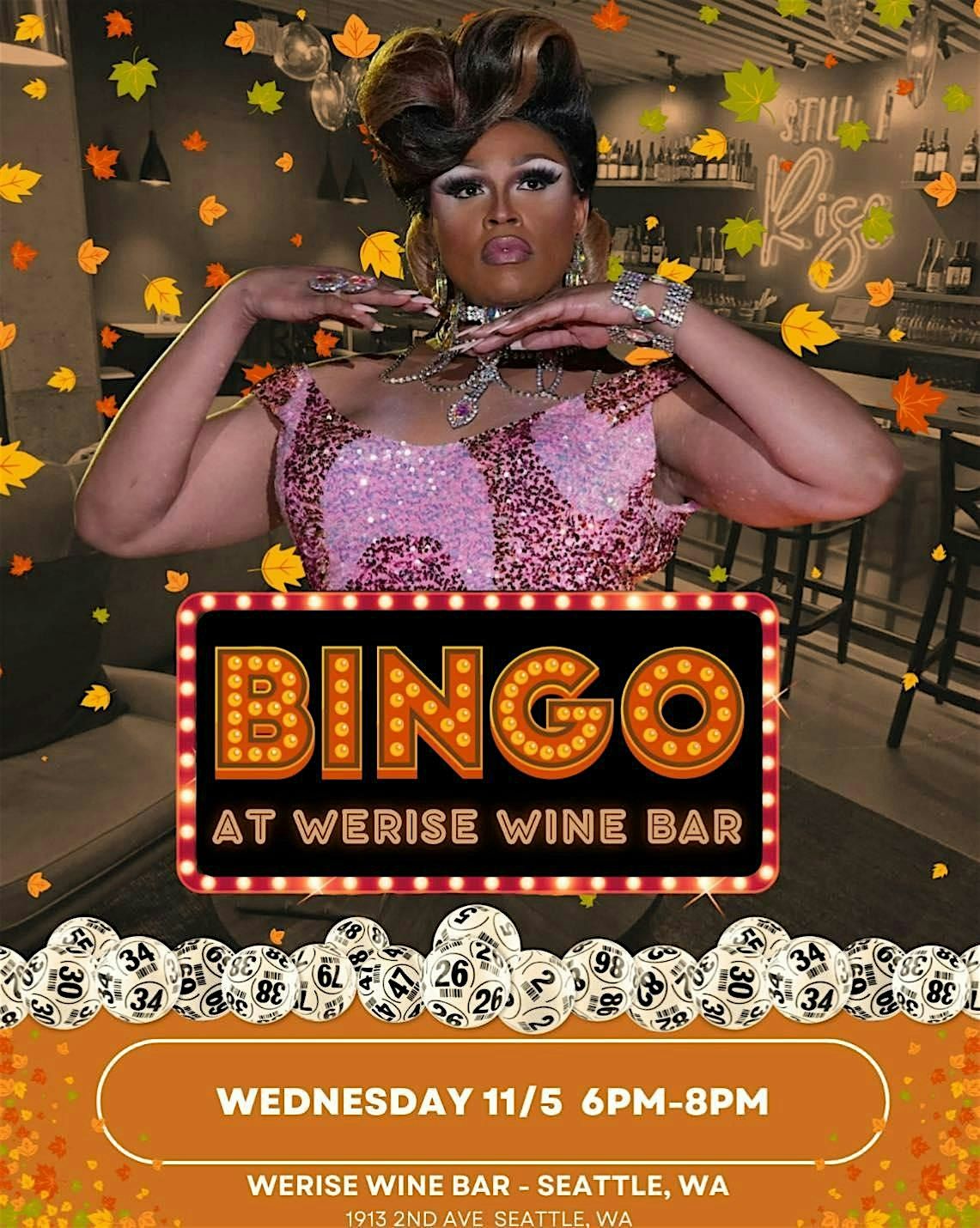 Drag Bingo with Queen Macy Marcs, 5 November | Event in Seattle | AllEvents