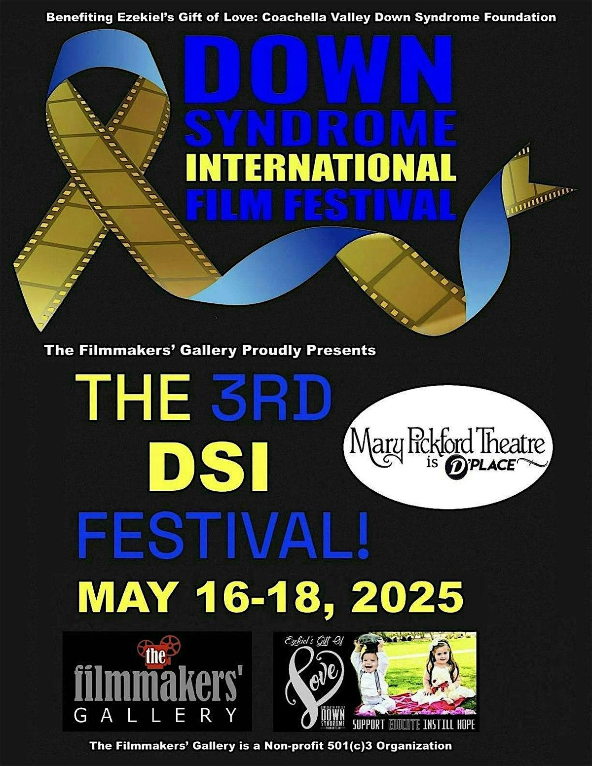 DSI: 3rd Down Syndrome International Film Festival - Saturday, May 17, 2025, 17 May | Event in Cathedral City