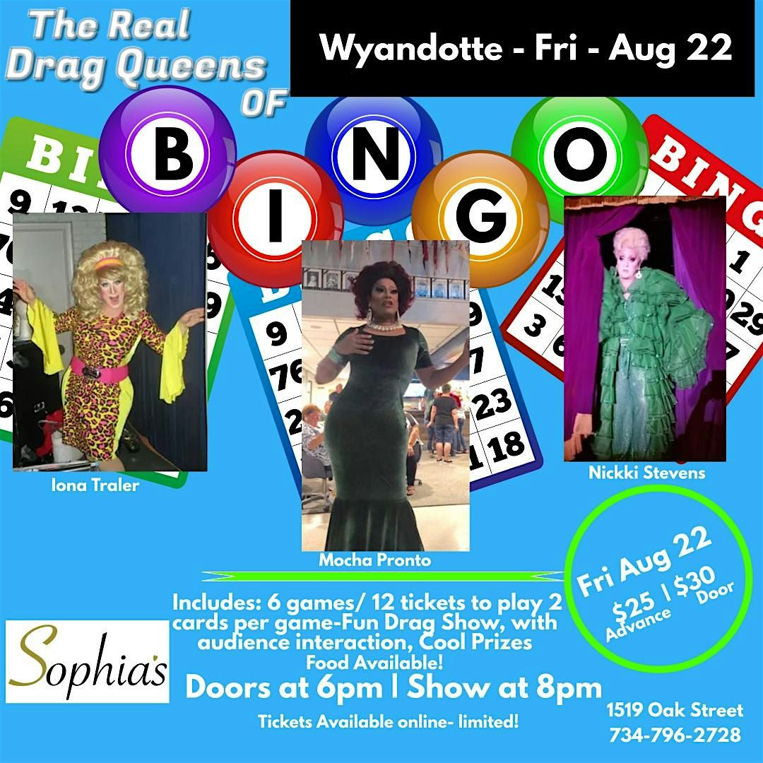 The Real Drag Queens of Bingo -Friday Aug 22 -  Wyandotte, 22 August | Event in Wyandotte | AllEvents