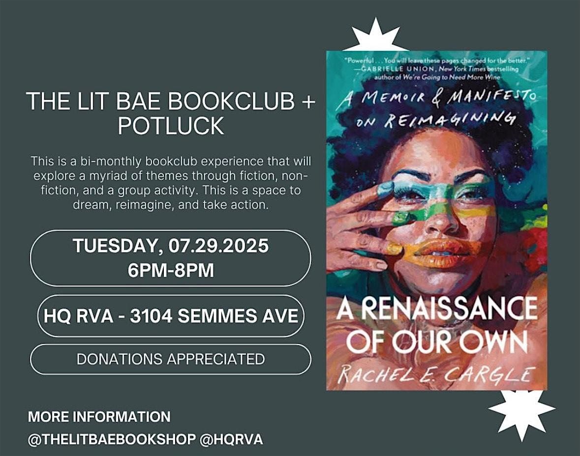 The Lit Bae Bookclub, 29 July | Event in Richmond | AllEvents