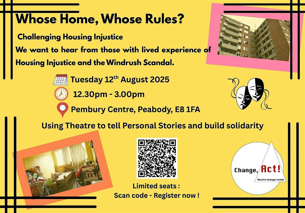 Whose Home, Whose Rules?, 12 August | Event in London | AllEvents