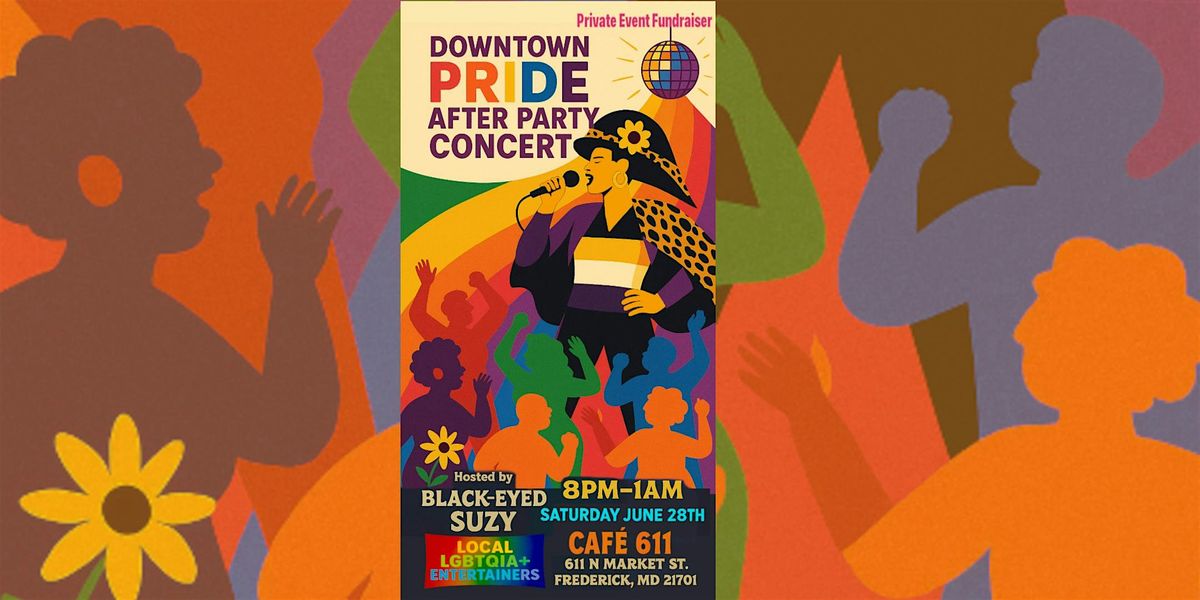 Downtown Pride After Party Concert | Hosted by Black-Eyed Suzy, 28 June | Event in Frederick | AllEvents