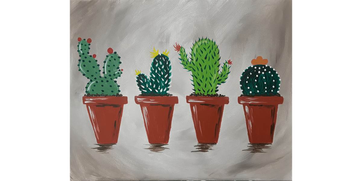 Prickly Bunch - Paint and Sip in Houston | Classpop!™, 17 September | Event in Katy | AllEvents