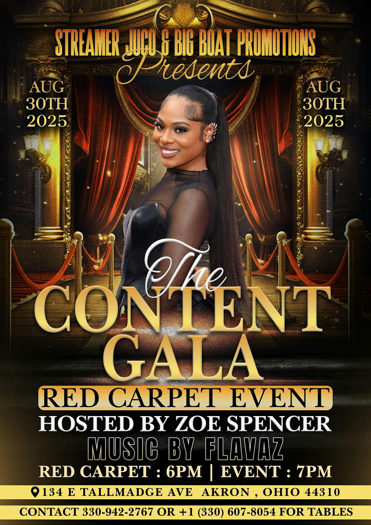 THE CONTENT GALA, 30 August | Event in Akron | AllEvents