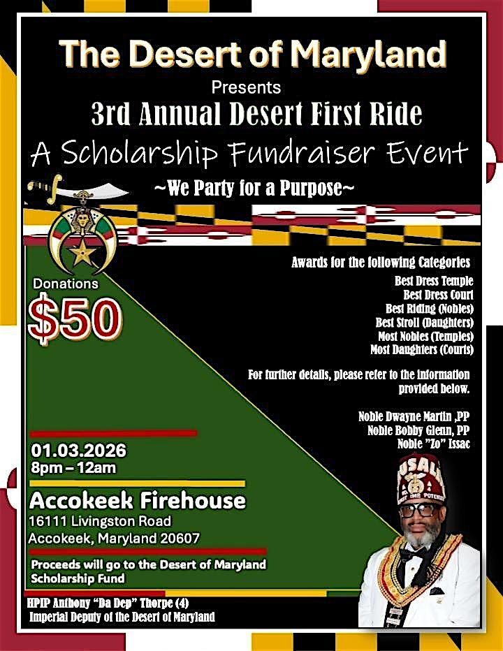 The Desert of Maryland  3rd Annual Desert First Ride, 3 January | Event in Accokeek | AllEvents