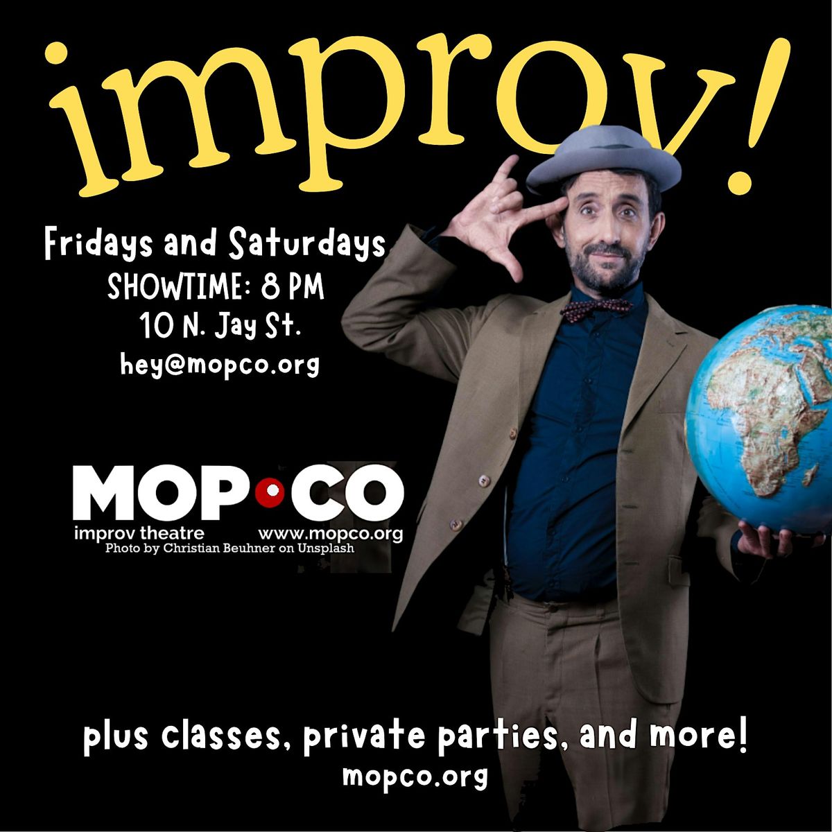 A Night of Improv with the Mop And Bucket Company, 24 October | Event in Schenectady | AllEvents