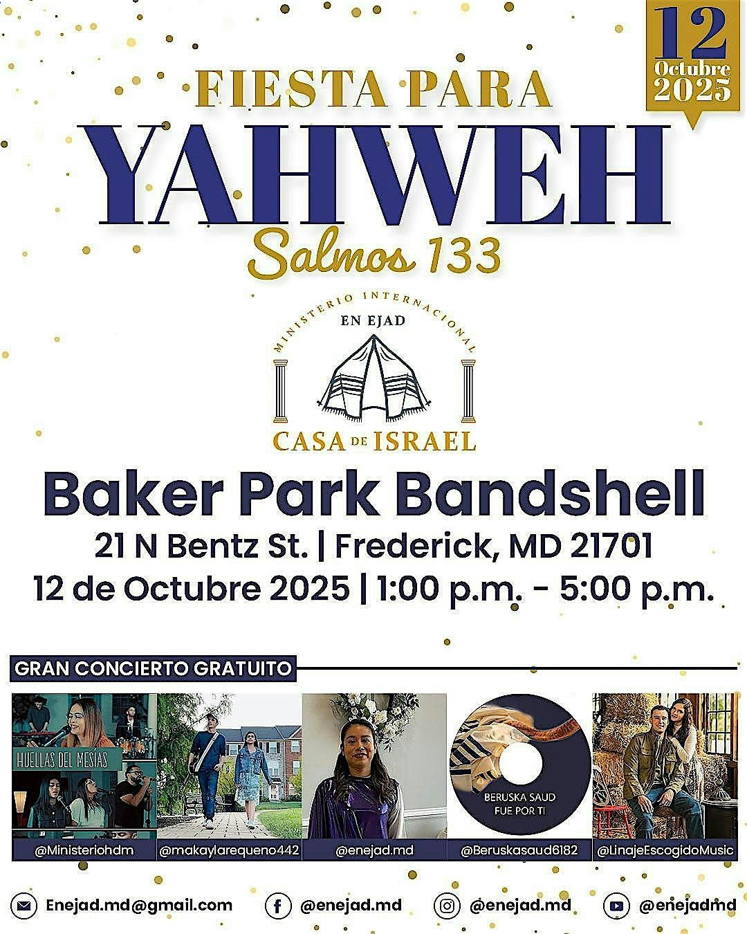 Fiesta para Yahweh, 12 October | Event in Frederick | AllEvents