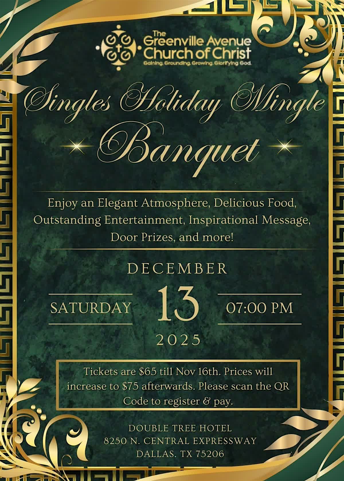 2025 GACC Singles' Holiday Mingle, 13 December | Event in Dallas | AllEvents