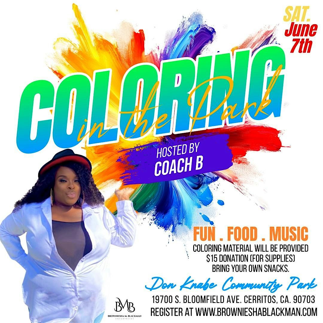 COLORING IN THE PARK, 7 June | Event in Cerritos | AllEvents