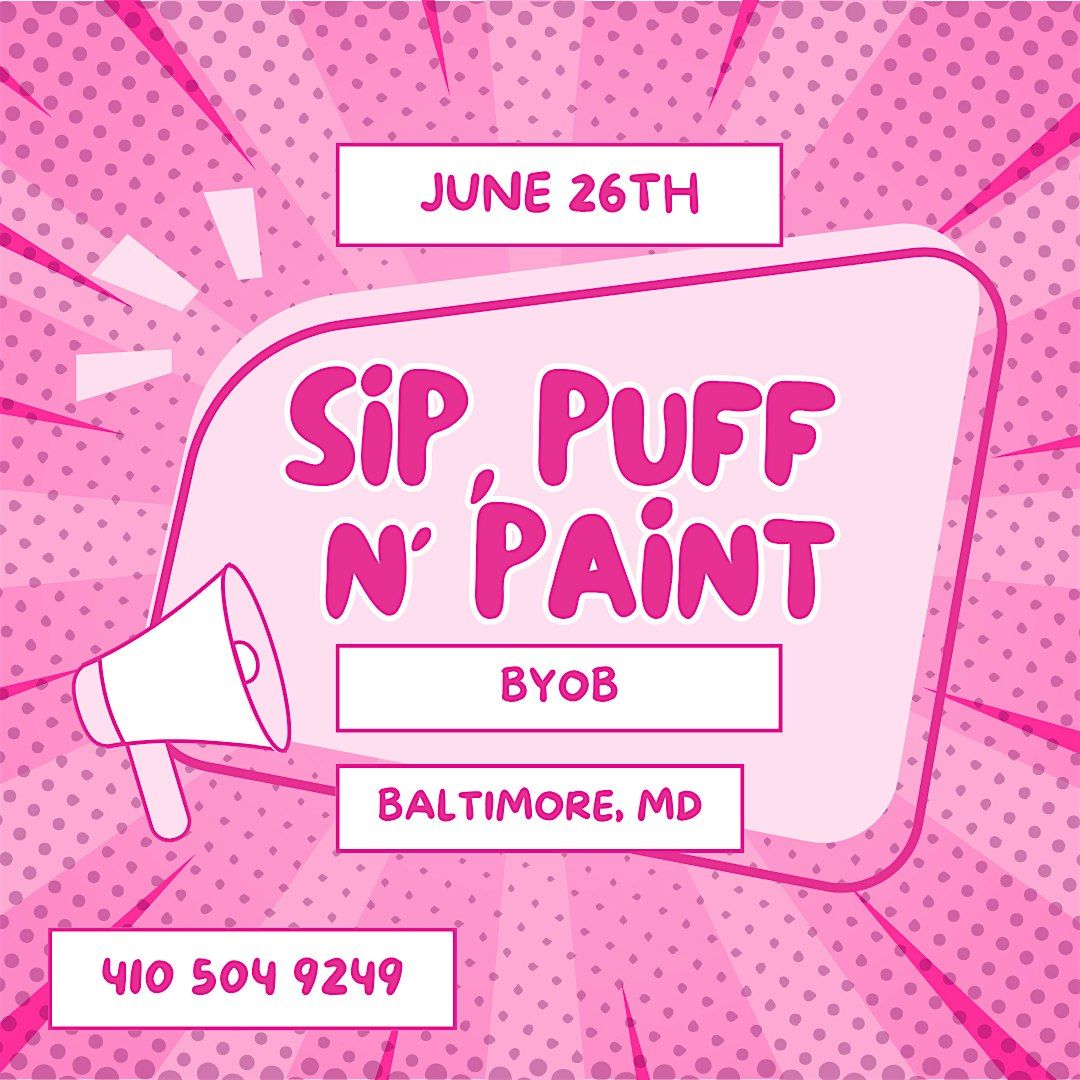 Sip, Puff n Paint On A Thursday!, 26 June | Event in Baltimore | AllEvents