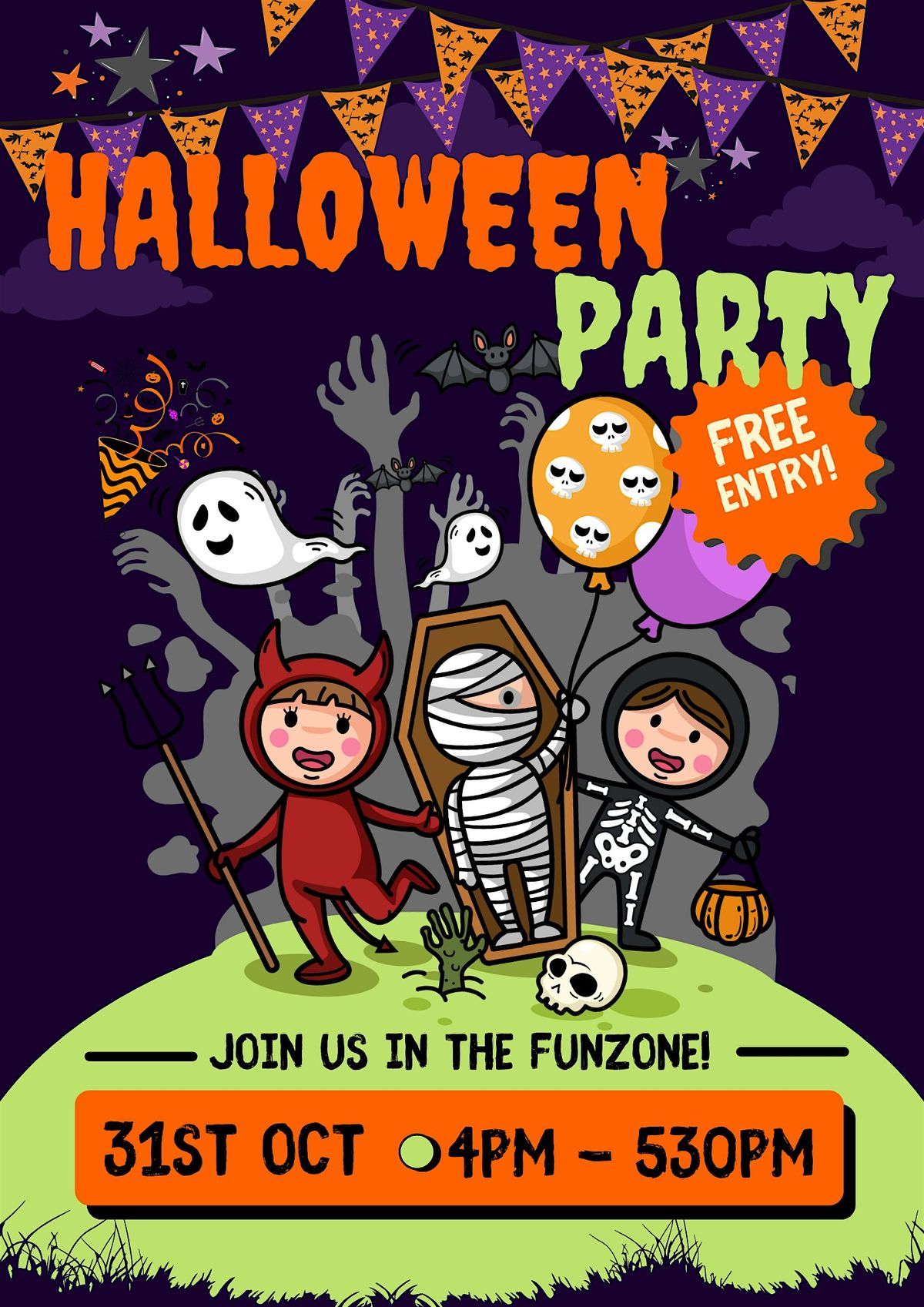 Halloween Party at the Funzone, 31 October | Event in Rosneath | AllEvents