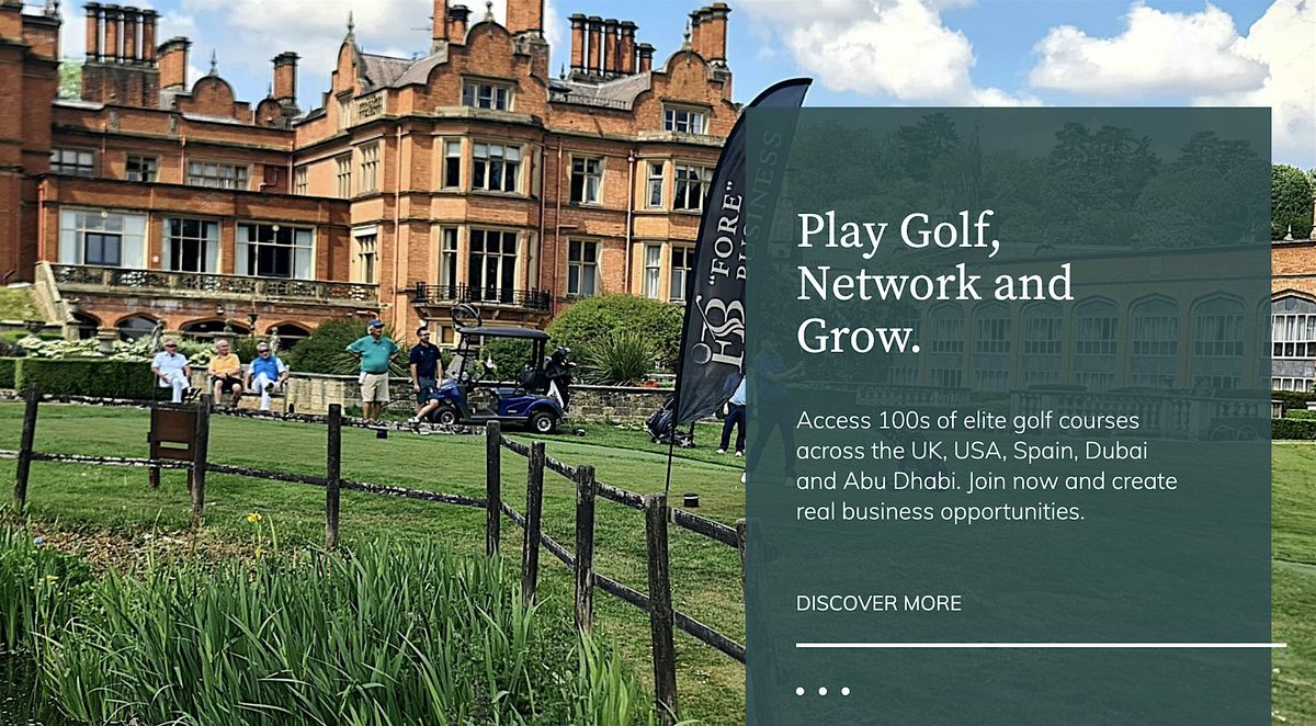 "FORE" Business Golf and Networking |Silvermere Golf Club, 16 October | Event in Cobham | AllEvents