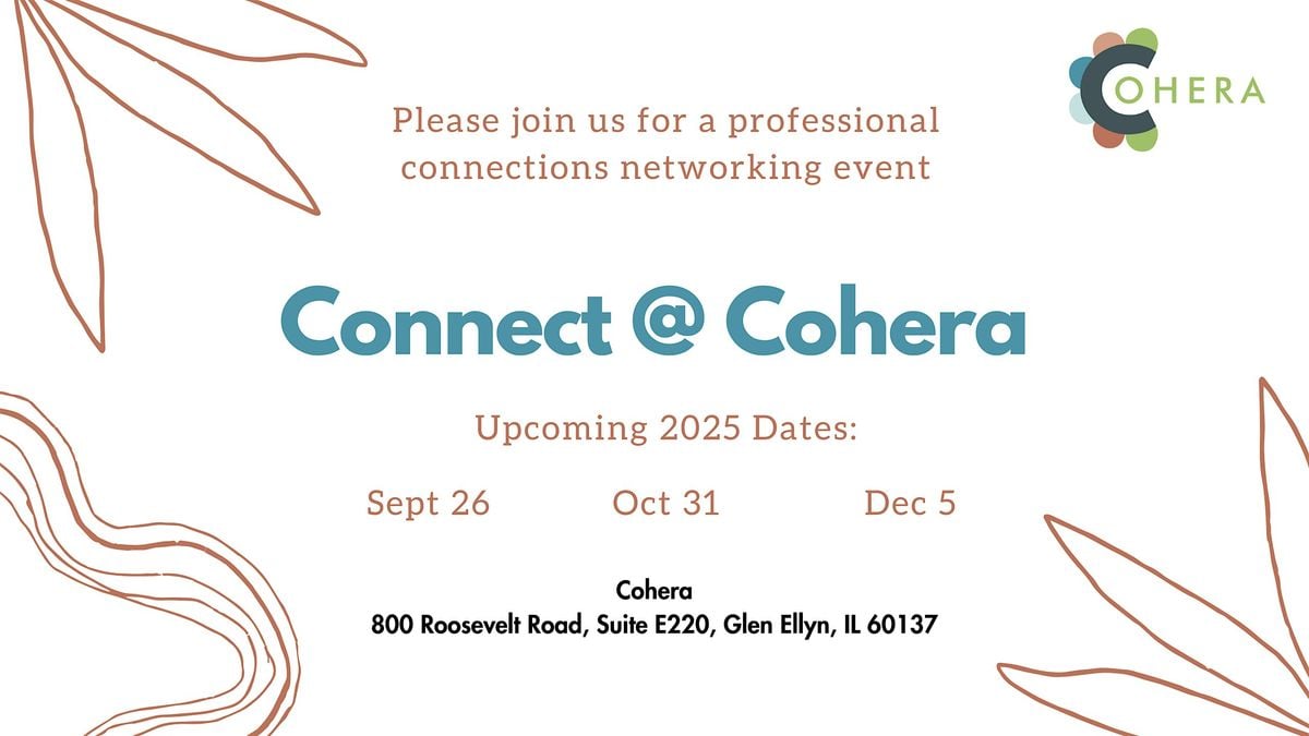 Connect at Cohera | Event in Glen Ellyn | AllEvents