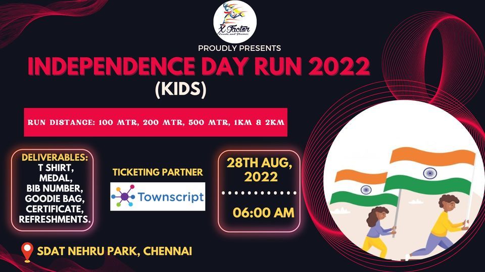 Independence Day Run 2022 for Kids, Sports Development Authority of