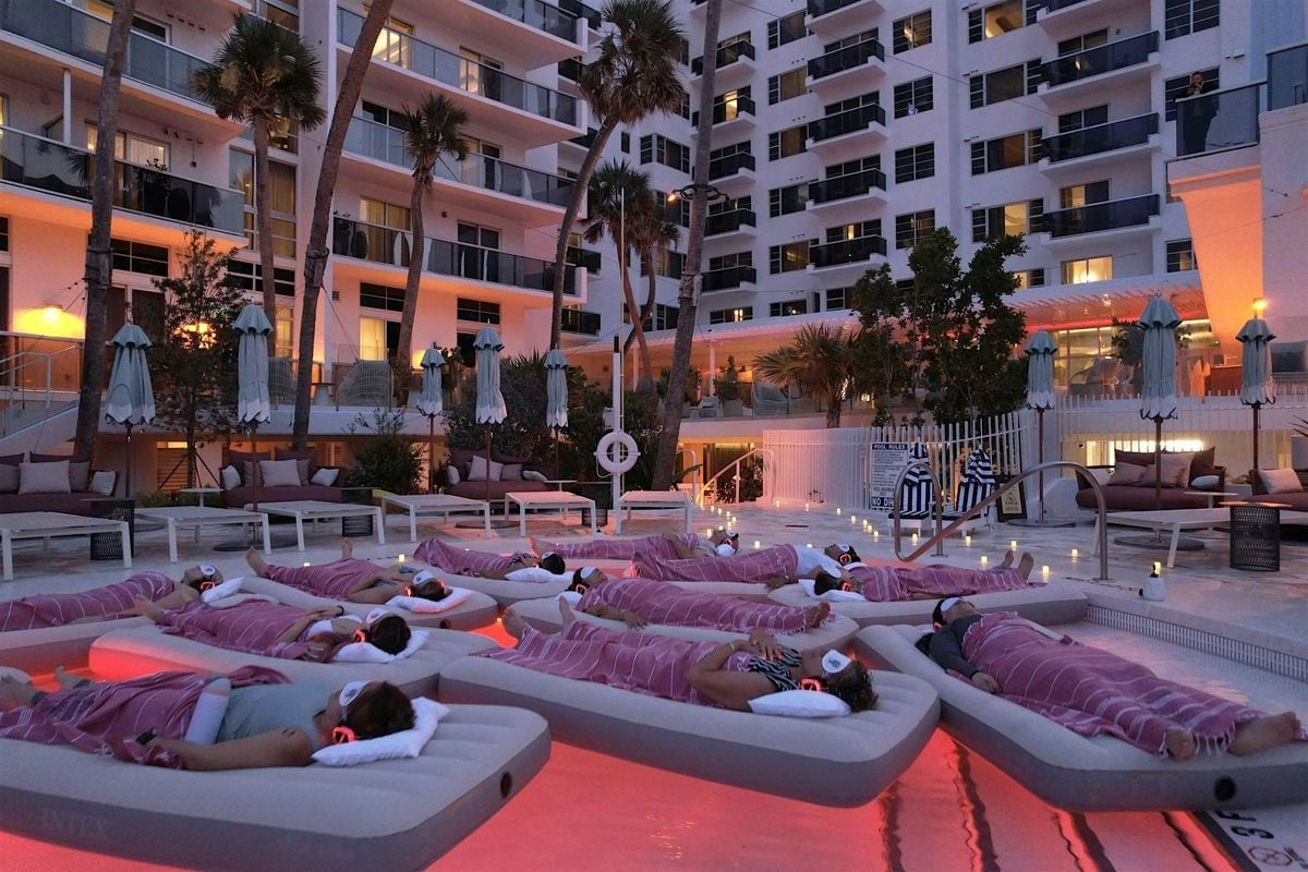 Elevate at Andaz : A Floating Breathwork & Sound Journey, 23 August | Event in Miami Beach | AllEvents
