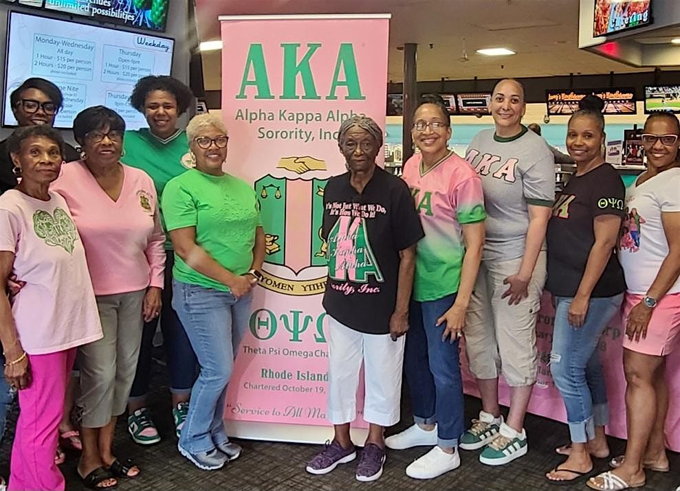 AKA Sorority Inc., Theta Psi Omega Chapter, Bowling For Green Fundraiser, 13 September | Event in Cranston