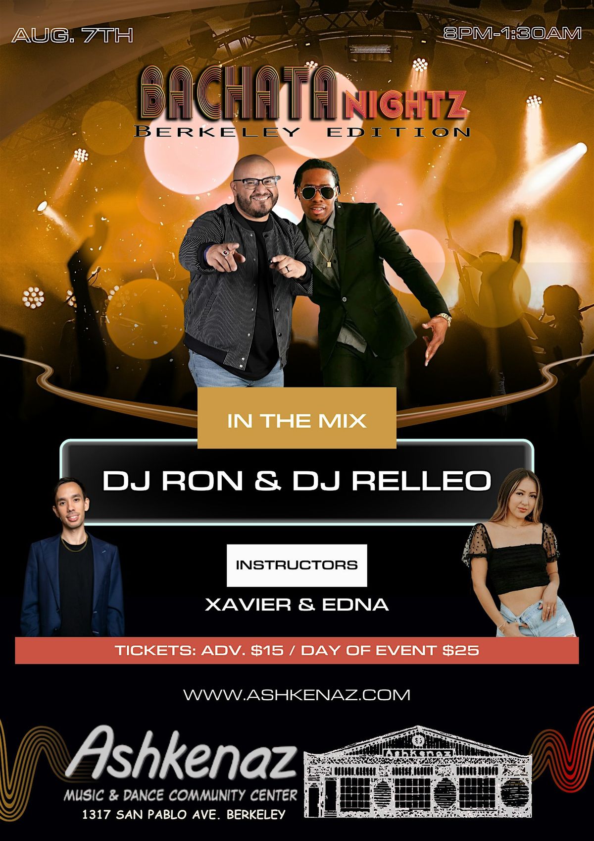 BACHATANightz Berkeley - Aug. 7, 7 August | Event in Berkeley | AllEvents
