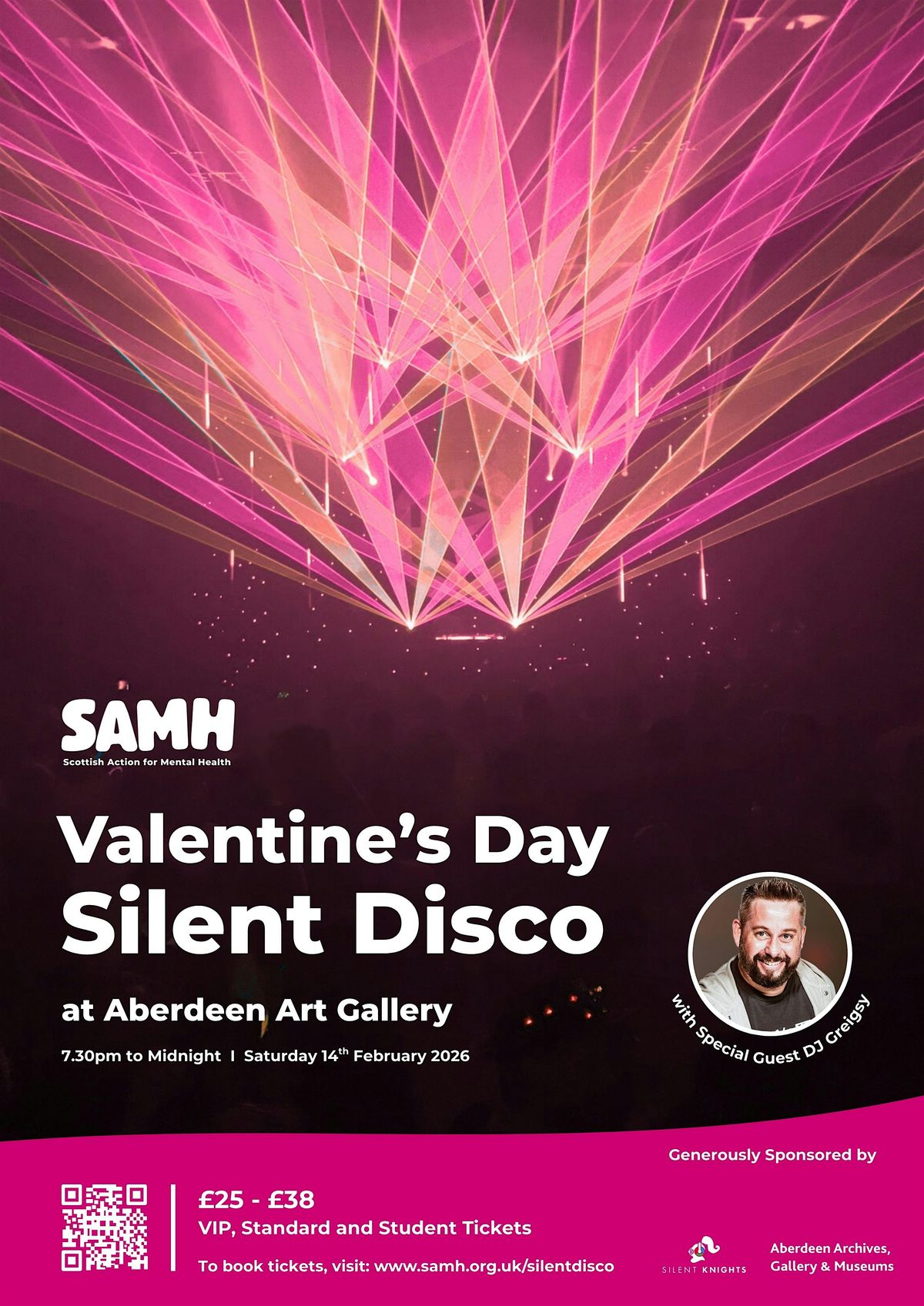 Valentine's Day Silent Disco - Aberdeen Art Gallery, 14 February | Event in Aberdeen | AllEvents