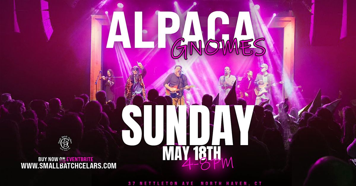 Alpaca Gnomes - Vine and Vibes Summer Concert Series, 18 May | Event in North Haven | AllEvents