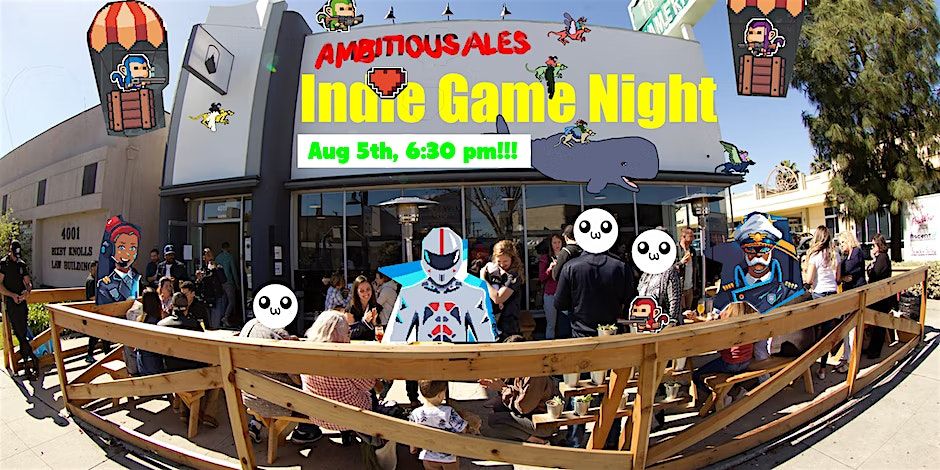 Ambitious Indie Game Night, 5 August | Event in Long Beach | AllEvents